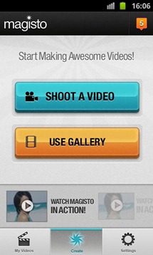 Create a video with the Magisto app for Android